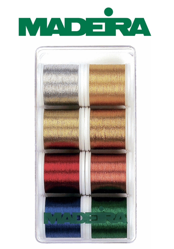 Madeira Classic Metallic Thread Box 8 x 200m Reels 