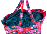 HobbyGift Craft Bag: Drawstring: Modern Floral