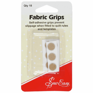Sew Easy Fabric Grips - Self Adhesive Grips - Quantity 18 In Pack