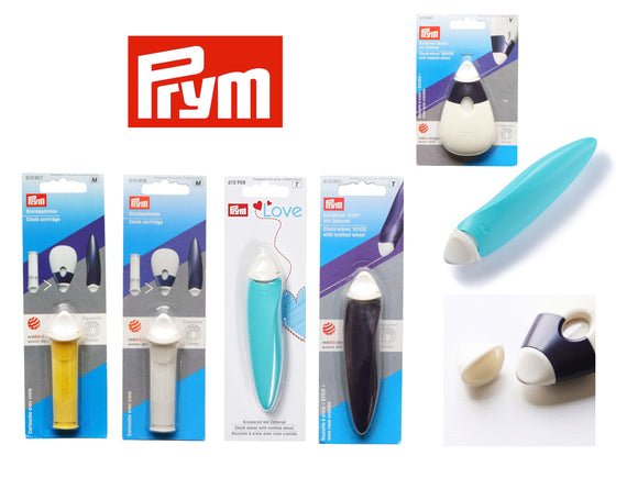Prym Chalk Markers - Chalk Wheel Stick or Mouse or Cartridges