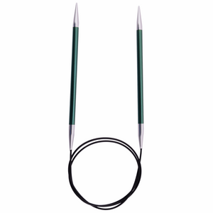 KnitPro Zing Fixed Circular Needles 100cm- Sizes 2mm-12mm