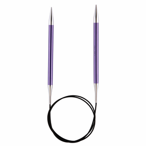 KnitPro Zing Fixed Circular Needles 120cm - Sizes 2mm-12mm