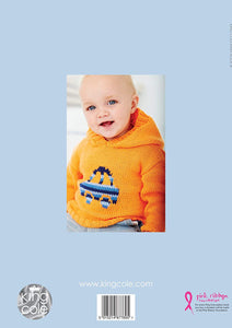 King Cole Baby Knitting Patterns Book 8 - 29 Items - Dungarees Jackets Blankets