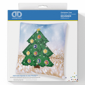 Diamond Dotz - Diamond Painting Kit - Cushion - Christmas Tree
