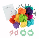 Trimits Pompom Wreath Kit - Rainbow