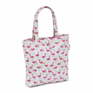 HobbyGift Mini Project Bag - Flamingo Flock Design Storage