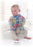 King Cole Baby Knitting Patterns Book 40 Items Sweaters Cardigans Hat Jackets