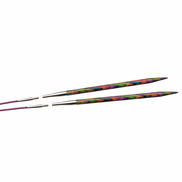 KnitPro SHORT Symfonie Interchangeable Needle Tips - Wood - 3mm - 15mm