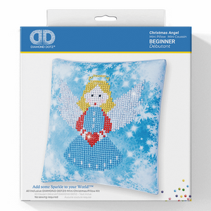 Diamond Dotz - Diamond Painting Kit - Cushion - Christmas Angel