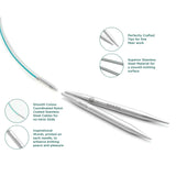 KnitPro The Mindful Collection: Knitting Pins: Circular: Interchangeable Tips: Lace: 13cm