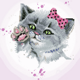 Diamond Dotz - Diamond Painting Kit - Eye Spy Kitty
