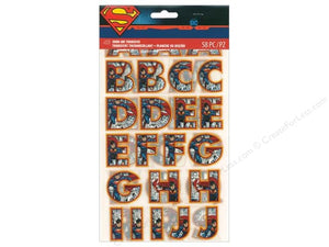 Superman Iron-on Alphabet Letters 