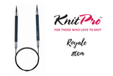 KnitPro Royale Fixed Circular Needles 80cm