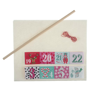 Make-Your-Own Advent Calendar Kit - Cream