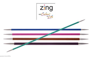 KnitPro Zing Double Pointed Needles (x5) DPNs x 20cm