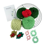 Trimits Pom Pom Wreath Kit - Green