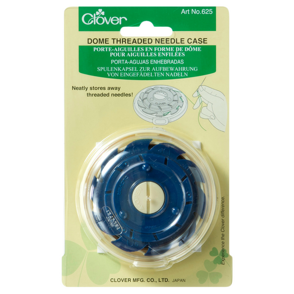 Clover Hand Sewing Needles: Dome Threaded Needle Case 