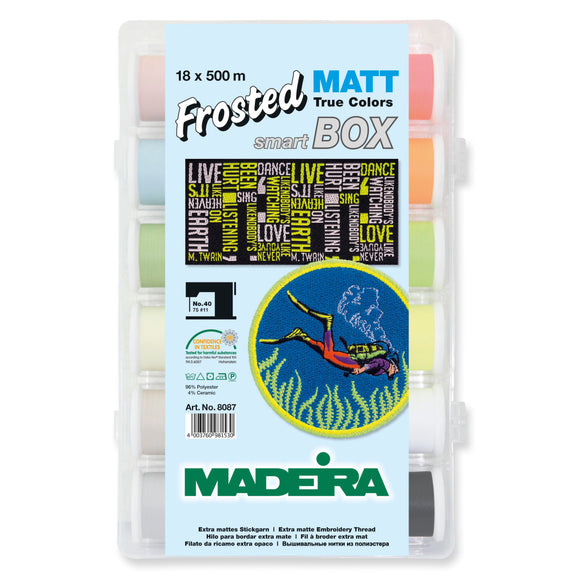 Madeira Smartbox: Frosted Matt No.40; 40 x 500m: 18 x 500m