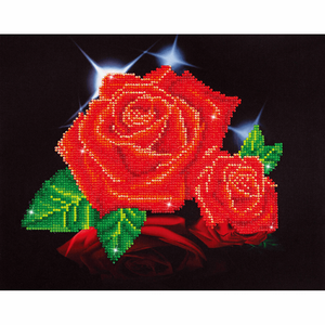 Diamond Dotz - Diamond Painting Kit - Red Rose Sparkle