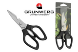 Grunwerg 8" Heavy Duty Ergonomic Kitchen Scissors