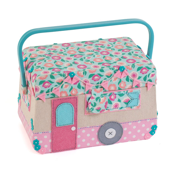 HobbyGift Sewing Box - Caravan -  Appliqué