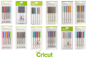 Cricut Pen Set - Various Styles/Colours - Packs of 5