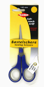 Kleiber Soft Touch Sewing/Craft Scissors - 140mm/5.5" - Blue