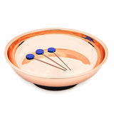 Hemline Rose Gold Magnetic Pin Dish Super Strong Hold 10cm/4" Needles Bolts Nuts
