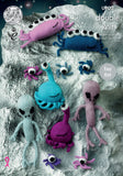 King Cole Knitting Pattern Toy Aliens - DK UFO2