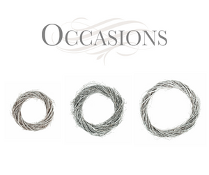 Occasions Grey Wreath Base - 3 Sizes Available
