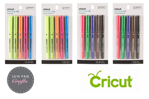 Cricut Infusible Ink Pens - Packs of 5 - 0.4mm & 1mm - Brights/Basics