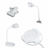 Purelite Magnifying Lamp: Tri Spectrum: Rechargeable: Floor, Table and Desk Lamp: LED