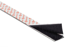 VELCRO® Brand Stick On Tape - Black - Hook & Loop - Box of 20mm x 10m