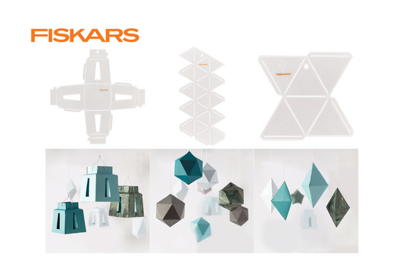 Fiskars Templates: 3D Paper Gem