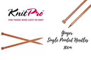 KnitPro Ginger Single Pointed Needles 30cm