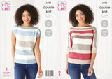 King Cole Knitting Pattern Double Knit Harvest DK - Sweater & Top 5783