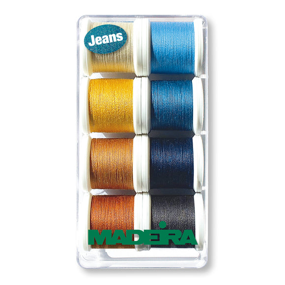 Madeira Gift Box: Aerofil No.35: 8 x 100m: Spools: Jeans