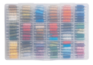 DMC Storage Box for Floss/Embroidery Thread Bobbins + 50 Free Bobbins