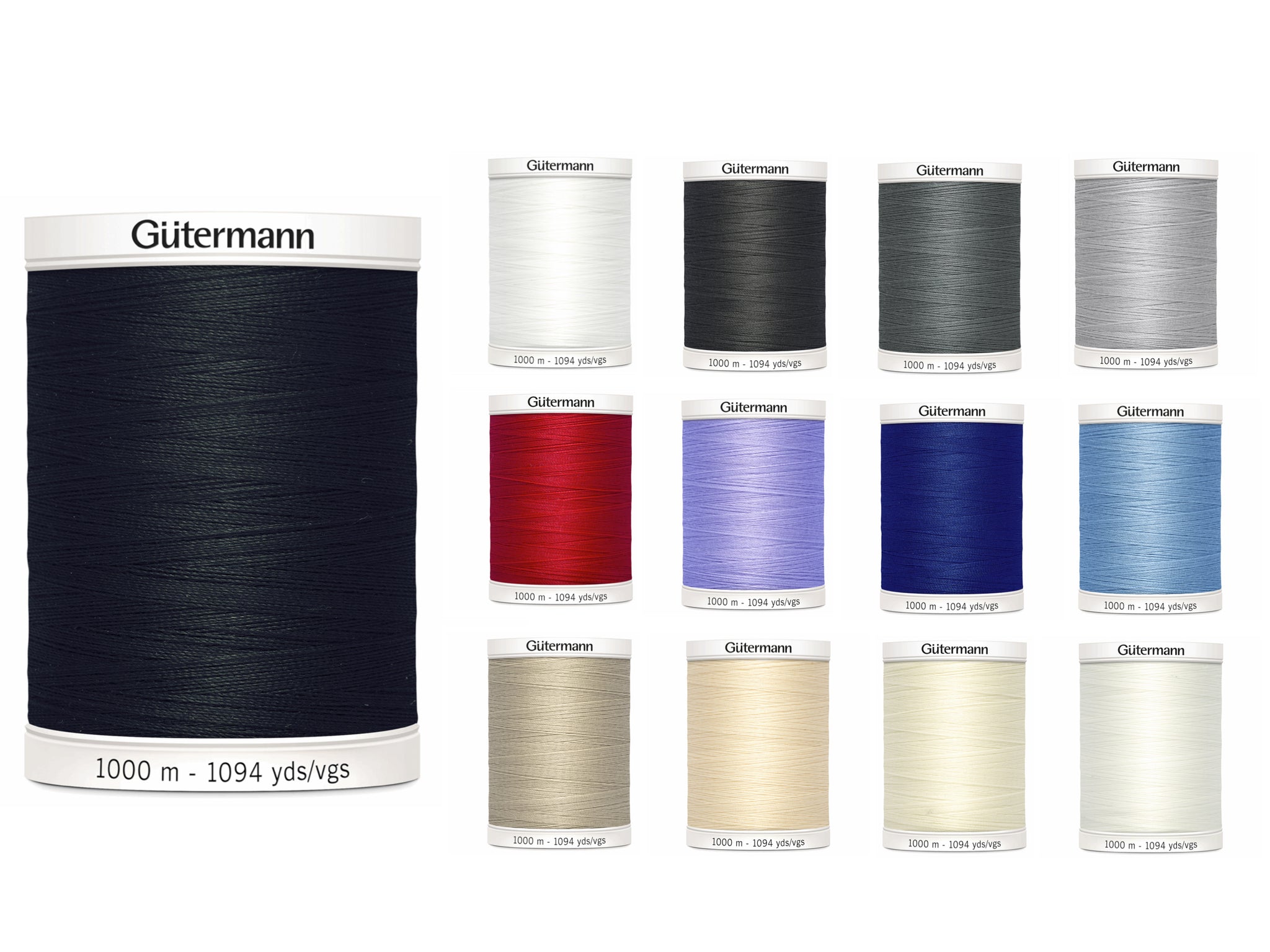 Gutermann Sew All Thread 100m Reel 701 Slate Blue Gutermann Sew-All ...