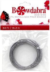 Bowdabra Bow Maker Wire 50ft/15.2 Metres - Gold and/or Silver - Christmas Birthday