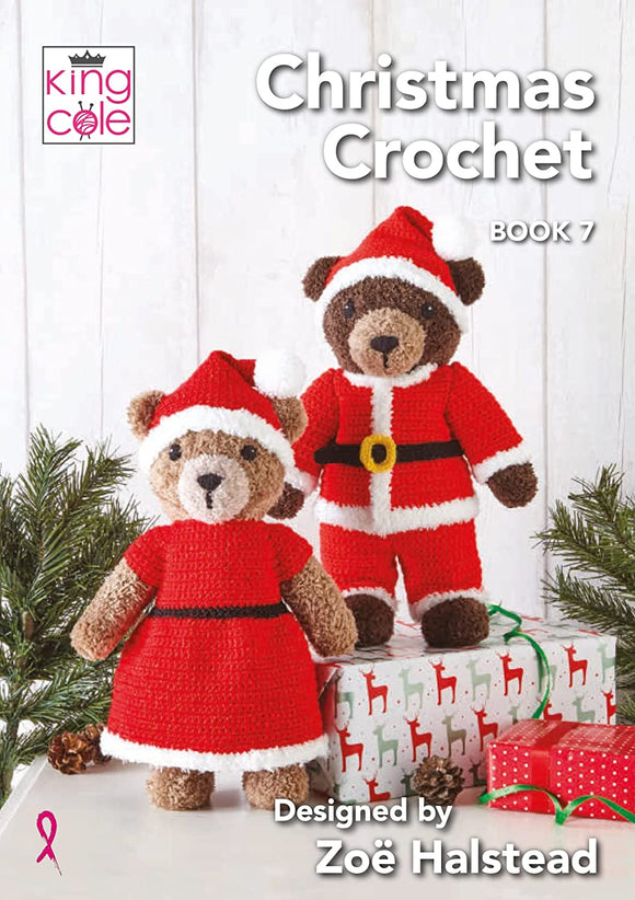 King Cole Christmas Crochet Book 7 - Pattern Book