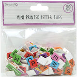 Dovecraft Mini Metallic Letter Tiles