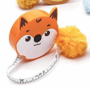Fluffy Animal Retractable Tape Measure 60"/150cm