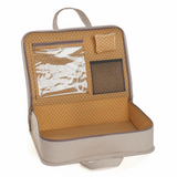 HobbyGift Large Linen Project Case Storage Bag - Applique Bee Design 