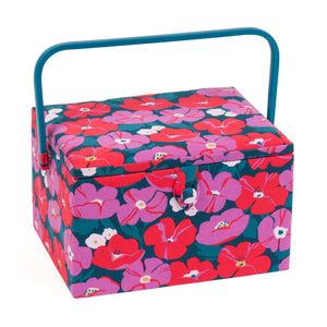 HobbyGift Sewing Box (L): Modern Floral