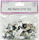 Dovecraft Mini Metallic Letter Tiles