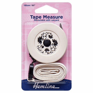  Tape Measure: Retractable with Lanyard - 150cm