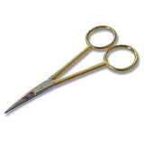 Madeira Scissors: Embroidery: Gold-Plated: Curved: 12cm/4.5in