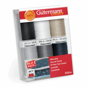Gutermann Thread Set: Sew-All - 6 x 250m - Assorted