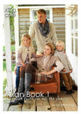 King Cole Aran Knitting Patterns Book 1 - 30+ Items - Jackets Coats Hats